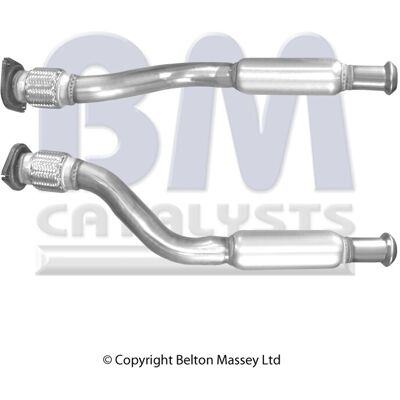 BM Catalysts Nissan Primastar Opel Vivaro Renault - Exhaust Pipe BM Catalysts Nissan Primastar Opel Vivaro Renault - Exhaust Pipe