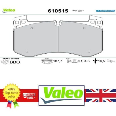 VALEO 610515 - Brake Pads for Mercedes-Benz VALEO 610515 - Brake Pads for Mercedes-Benz