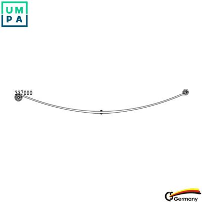 CS Germany Model 10.337.090.00 Rear Axle Parabolic Leaf Spring for Mercedes-Benz, Volkswagen CS Germany Model 10.337.090.00 Rear Axle Parabolic Leaf Spring for Mercedes-Benz, Volkswagen