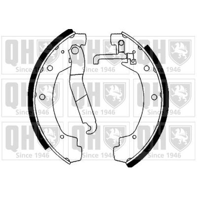 QUINTON HAZELL BS863 Brake Shoes - Volkswagen LT 28-35 I Van, LT 40-55 I Van QUINTON HAZELL BS863 Brake Shoes - Volkswagen LT 28-35 I Van, LT 40-55 I Van