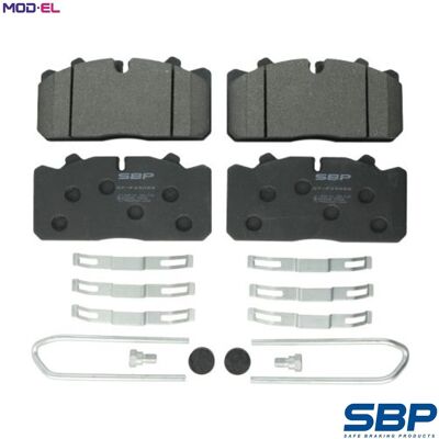 SBP 07-P29088 Brake Pads - Front/Rear - Discs Compatible SBP 07-P29088 Brake Pads - Front/Rear - Discs Compatible