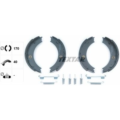 Textar Model 91057900 Rear Brake Shoes Set - Brake Shoes Textar Model 91057900 Rear Brake Shoes Set - Brake Shoes