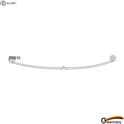 CS Germany Leaf Spring Model 10.200.910.00 - Rear Axle CS Germany Leaf Spring Model 10.200.910.00 - Rear Axle