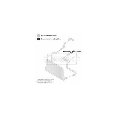 BORG & BECK BTH1160 Intercooler Hose - intercooler hose BORG & BECK BTH1160 Intercooler Hose - intercooler hose