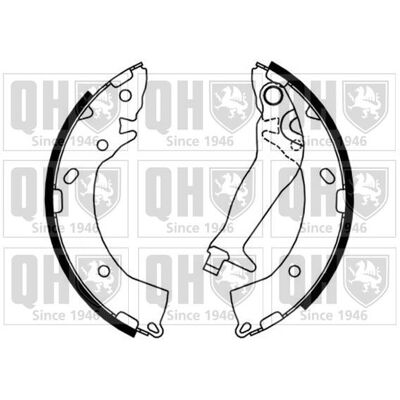 QUINTON HAZELL - BS1173 - Getz - Brake shoe set QUINTON HAZELL - BS1173 - Getz - Brake shoe set