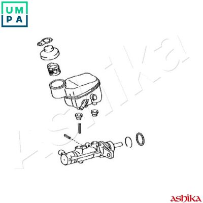 ASHIKA Model 68-02-2057 Brake Master Cylinder - Master Cylinder for Toyota Yaris II ASHIKA Model 68-02-2057 Brake Master Cylinder - Master Cylinder for Toyota Yaris II