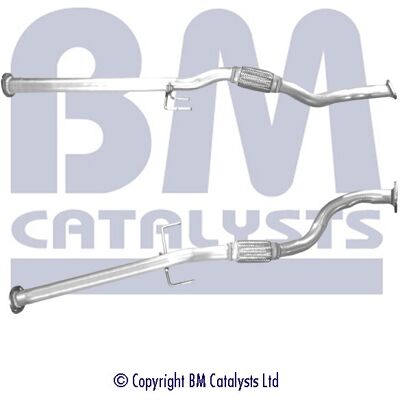 BM Catalysts - BM50588 - Fiat Sedici - Exhaust pipe BM Catalysts - BM50588 - Fiat Sedici - Exhaust pipe