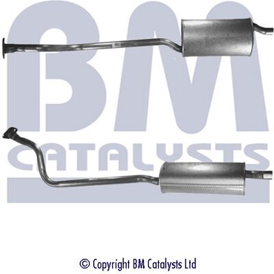 BMW Exhaust Pipe for Fiat Scudo 1.9 - BM70421 BMW Exhaust Pipe for Fiat Scudo 1.9 - BM70421
