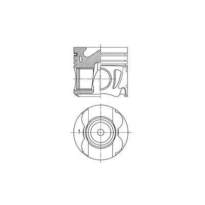 KOLBENSCHMIDT 41711600 Piston - Piston for Cylinder KOLBENSCHMIDT 41711600 Piston - Piston for Cylinder