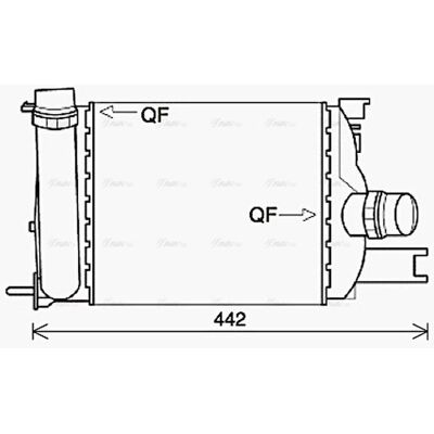 PRASCO DAA4013 Intercooler - Air-to-air and water-to-air cooling PRASCO DAA4013 Intercooler - Air-to-air and water-to-air cooling