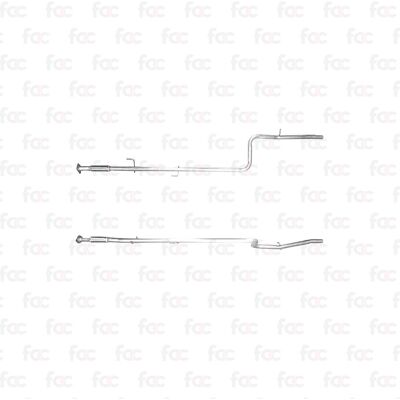 Fiat AR0217 Exhaust Pipe - Center for Fiat Doblo 1.4 Fiat AR0217 Exhaust Pipe - Center for Fiat Doblo 1.4
