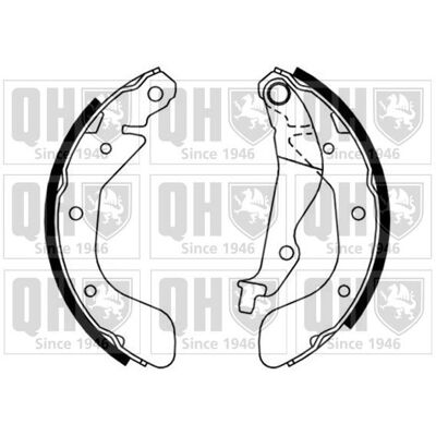 QUINTON HAZELL BS1169 Brake Shoes - Brake Type QUINTON HAZELL BS1169 Brake Shoes - Brake Type