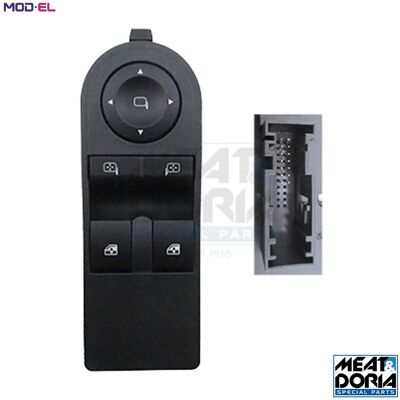 Meat & Doria Model 26393 Mirror Control Switch - Mirror Control Switch Meat & Doria Model 26393 Mirror Control Switch - Mirror Control Switch