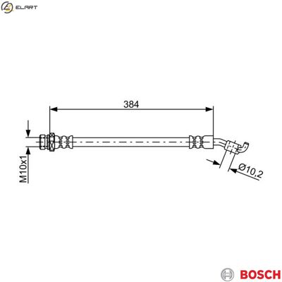 BOSCH 1987481884 - Flexible Brake Hose BOSCH 1987481884 - Flexible Brake Hose