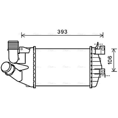 PRASCO OL4584 Intercooler - Air/Eau/Opel Zafira B, Astra H GTC, 3/5 doors PRASCO OL4584 Intercooler - Air/Eau/Opel Zafira B, Astra H GTC, 3/5 doors