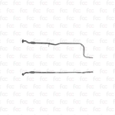 Ford Ka 1.3 Exhaust Pipe - 2140 mm Replacement Part Ford Ka 1.3 Exhaust Pipe - 2140 mm Replacement Part
