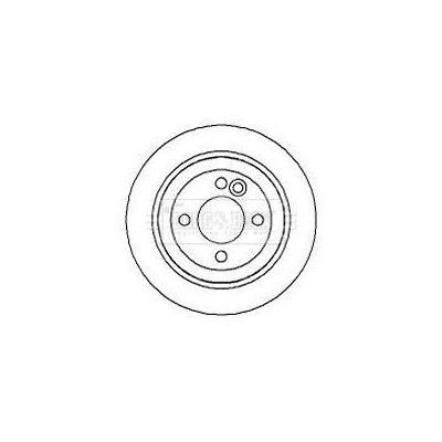 X2 Borg & Beck Rear Brake Disc Pair Fits Mini Bbd4257 X2 Borg & Beck Rear Brake Disc Pair Fits Mini Bbd4257