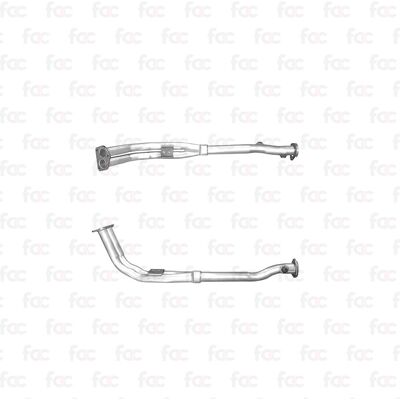 BM CATALYSTS Volvo 740 940 Exhaust Pipe - Exhaust Pipe BM CATALYSTS Volvo 740 940 Exhaust Pipe - Exhaust Pipe