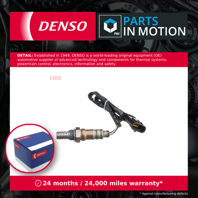 Lambda Sensor Fits Renault Modus Jp, Jp0 1.6 2004 On Oxygen Denso 7700107433 New Lambda Sensor Fits Renault Modus Jp, Jp0 1.6 2004 On Oxygen Denso 7700107433 New