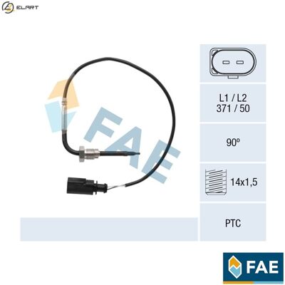 FAE - 68092 - 03L906088AB - 4M0906088AL - gas temperature sensor FAE - 68092 - 03L906088AB - 4M0906088AL - gas temperature sensor