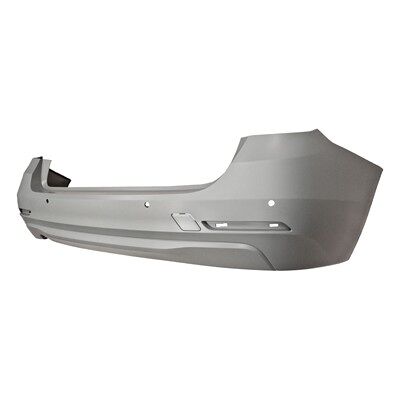 BLIC 5506-00-0063951PK Rear Bumper - Unpainted - Includes Parking Sensor Holes BLIC 5506-00-0063951PK Rear Bumper - Unpainted - Includes Parking Sensor Holes