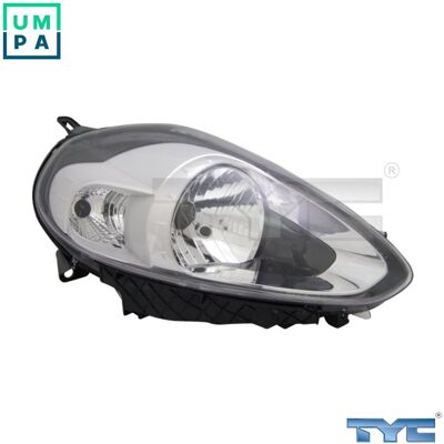 Tyc Headlight 20-12261-05-2 For Fiat Punto/pure/evo Abarth 199b6.000/b7.000 0.9l Tyc Headlight 20-12261-05-2 For Fiat Punto/pure/evo Abarth 199b6.000/b7.000 0.9l