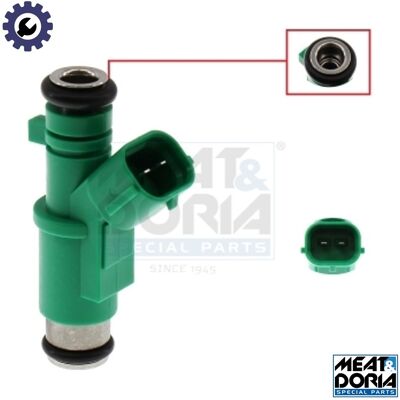 Meat & Doria Fuel Injector - Compatible with Peugeot, Citroën, Fiat, Lancia, Alfa Romeo - 75117167 Meat & Doria Fuel Injector - Compatible with Peugeot, Citroën, Fiat, Lancia, Alfa Romeo - 75117167