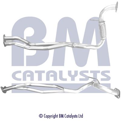 BM Catalysts BM70641 Front Exhaust Pipe for Ford Transit - Exhaust Pipe BM Catalysts BM70641 Front Exhaust Pipe for Ford Transit - Exhaust Pipe