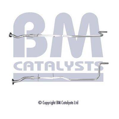 BM CATALYSTS Exhaust Pipe 2130mm for Ford Ka 1.3 - Exhaust Pipe BM CATALYSTS Exhaust Pipe 2130mm for Ford Ka 1.3 - Exhaust Pipe