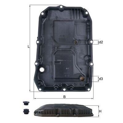 MAHLE ORIGINAL HX 196 KIT Oil Pan for Mercedes-Benz GLC SUV & C/E Sedans MAHLE ORIGINAL HX 196 KIT Oil Pan for Mercedes-Benz GLC SUV & C/E Sedans