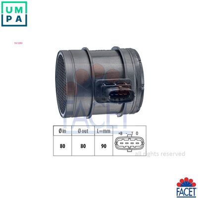 FACET 10.1293 Mass Air Flow Sensor - Mass Air Flow Sensor FACET 10.1293 Mass Air Flow Sensor - Mass Air Flow Sensor