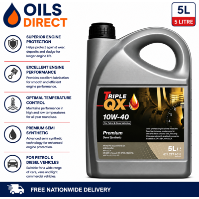Triple Qx - TQX.521776011 - 10W-40 - Engine oil Triple Qx - TQX.521776011 - 10W-40 - Engine oil