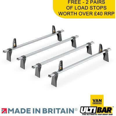 Vanguard Vg281-4 Heavy Duty Aluminium Roof Bars - Roof Type Vanguard Vg281-4 Heavy Duty Aluminium Roof Bars - Roof Type