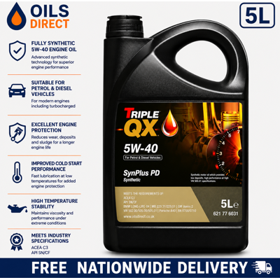 Triple Qx - TQX.521776081 - 5W-40 - Engine oil Triple Qx - TQX.521776081 - 5W-40 - Engine oil