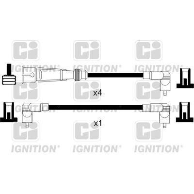 QUINTON HAZELL XC774 Ignition Wire Set - Ignition Cables for VW, Seat, Audi QUINTON HAZELL XC774 Ignition Wire Set - Ignition Cables for VW, Seat, Audi