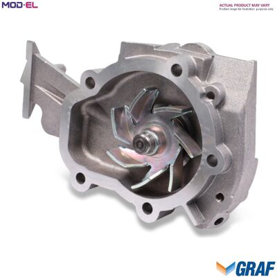 GRAF PA1008 Water Pump - Impeller 76mm, 8 blades, For toothed belt drive GRAF PA1008 Water Pump - Impeller 76mm, 8 blades, For toothed belt drive