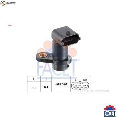 FACET 9.0449 Camshaft Position Sensor - Camshaft Position Sensor FACET 9.0449 Camshaft Position Sensor - Camshaft Position Sensor