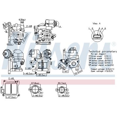Nissens 36010129 98383 - Agricultural Engine Valve Nissens 36010129 98383 - Agricultural Engine Valve