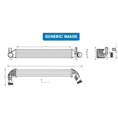 MAHLE ORIGINAL CI 246 000S Intercooler - Air-Air, Water-Air for Ford: C-Max 2 MAHLE ORIGINAL CI 246 000S Intercooler - Air-Air, Water-Air for Ford: C-Max 2