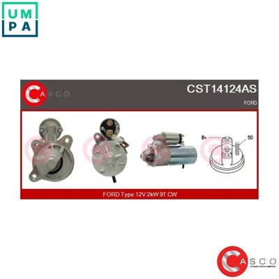 Casco CST14124AS Starter - OEM Ford Parts Casco CST14124AS Starter - OEM Ford Parts