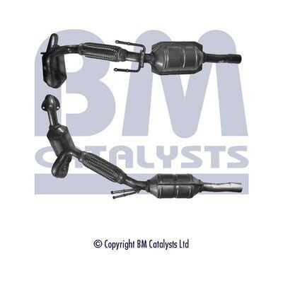 BM CATALYSTS VW Lupo 1.2 TDI Catalytic Converter - Vehicle-specific - 850mm - Catalytic Converter BM CATALYSTS VW Lupo 1.2 TDI Catalytic Converter - Vehicle-specific - 850mm - Catalytic Converter