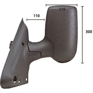 Iparlux Complete Mirror Left Electric Convex Thermal Short Arm Iparlux Complete Mirror Left Electric Convex Thermal Short Arm