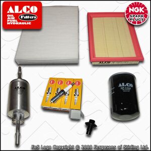 Alco/ngk Service Kit For Ford Fiesta Mk6 1.6 Oil Air Fuel Cabin Filters Plugs (2001-2006) Alco/ngk Service Kit For Ford Fiesta Mk6 1.6 Oil Air Fuel Cabin Filters Plugs (2001-2006)
