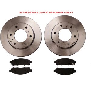 Aftermarket Front Brake Discs And Pads For Isuzu Dmax/rodeo 2.5td / 3.0td 7/03-7/08 280mm Aftermarket Front Brake Discs And Pads For Isuzu Dmax/rodeo 2.5td / 3.0td 7/03-7/08 280mm
