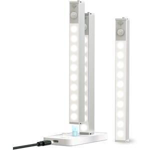 3 Pack Under Cabinet Kitchen Lights, 7" Rechargeable Motion Sensor Under Counter 3 Pack Under Cabinet Kitchen Lights, 7" Rechargeable Motion Sensor Under Counter