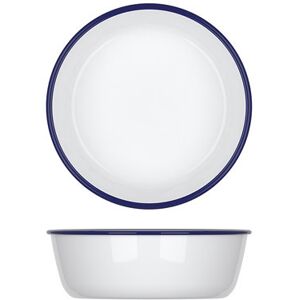 Genware Enamel Melamine Athens Bowl For Hotel Buffets Event 22.5 X 7.5cm Pack Of 6 Genware Enamel Melamine Athens Bowl For Hotel Buffets Event 22.5 X 7.5cm Pack Of 6