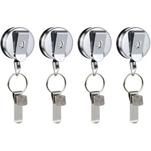 Sodial 6x(4pcs Retractable Pull Pen Pencil Holder With Belt Clip Key Universal1146 Sodial 6x(4pcs Retractable Pull Pen Pencil Holder With Belt Clip Key Universal1146