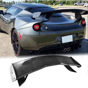 Carmotoring Carbon Fiber Rear Trunk Spoiler Highkick Wing Lip For Lotus Evora Coupe 2010-16 Carmotoring Carbon Fiber Rear Trunk Spoiler Highkick Wing Lip For Lotus Evora Coupe 2010-16