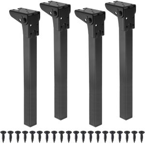 Uxcell Folding Table Legs, 4pcs 36cm(14.2\") Metal Foldable Table Furniture Legs Uxcell Folding Table Legs, 4pcs 36cm(14.2\") Metal Foldable Table Furniture Legs