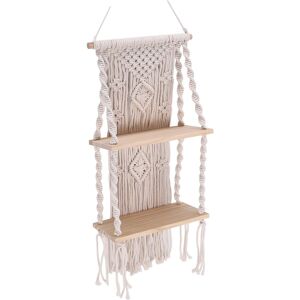 Sodial Handmade Tassel Macrame Wall Hanging Shelf Boho Cotton Rope Woven Tapestry6507 Sodial Handmade Tassel Macrame Wall Hanging Shelf Boho Cotton Rope Woven Tapestry6507